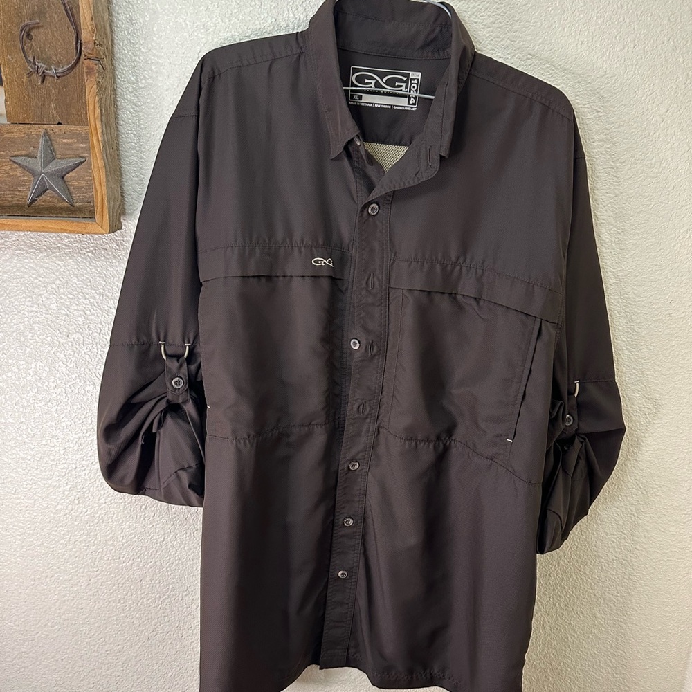 GG Collection Black Lightweight Shirt Jacket
